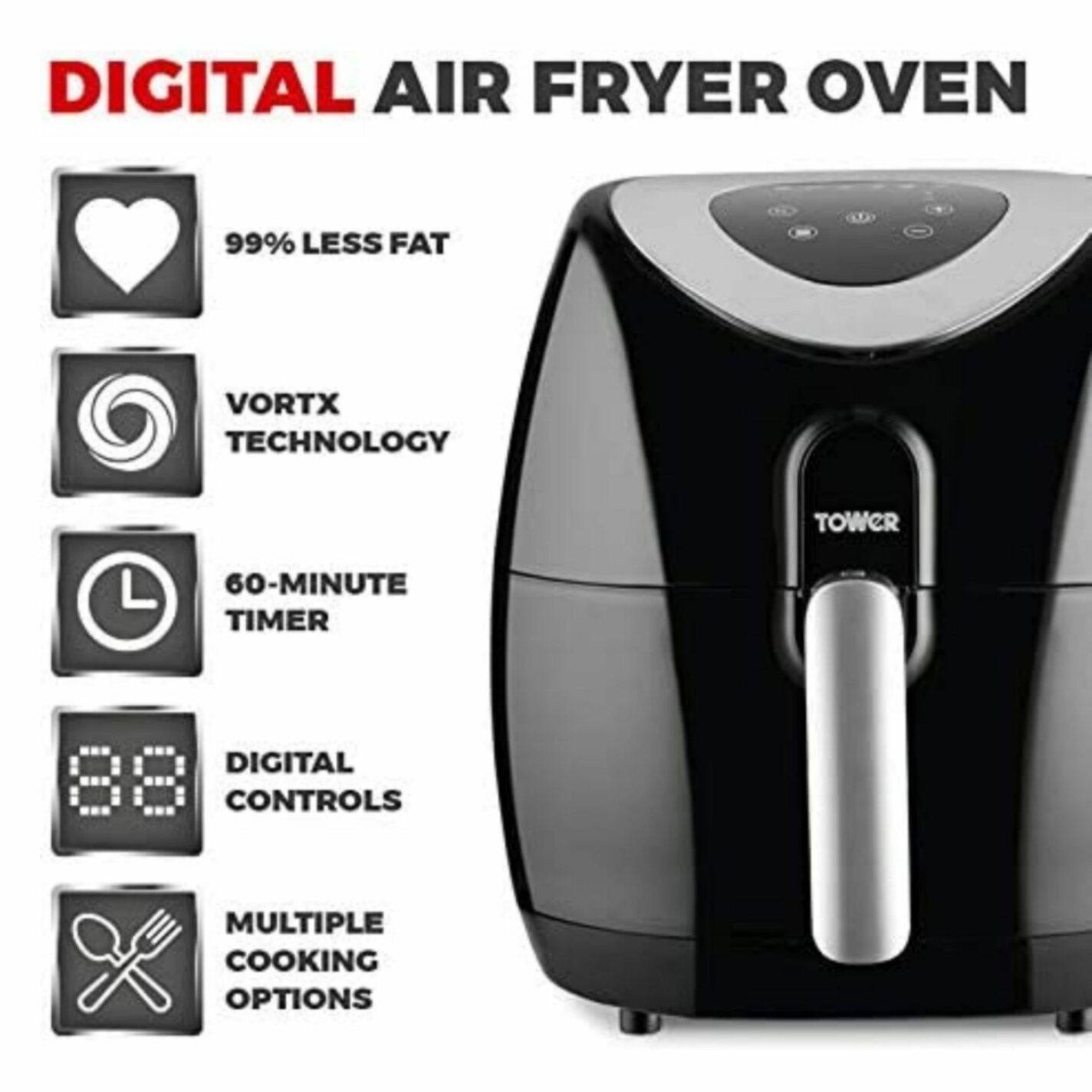 Tower Digital Air Fryer 4.3Ltr - 28/09/22 - The Goblin Garage