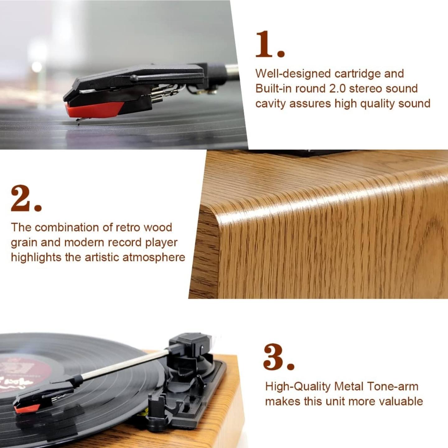 vinyl record player speakers